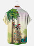 Men's Christmas Funny Graphic Short Sleeve Hawaiian Shirt